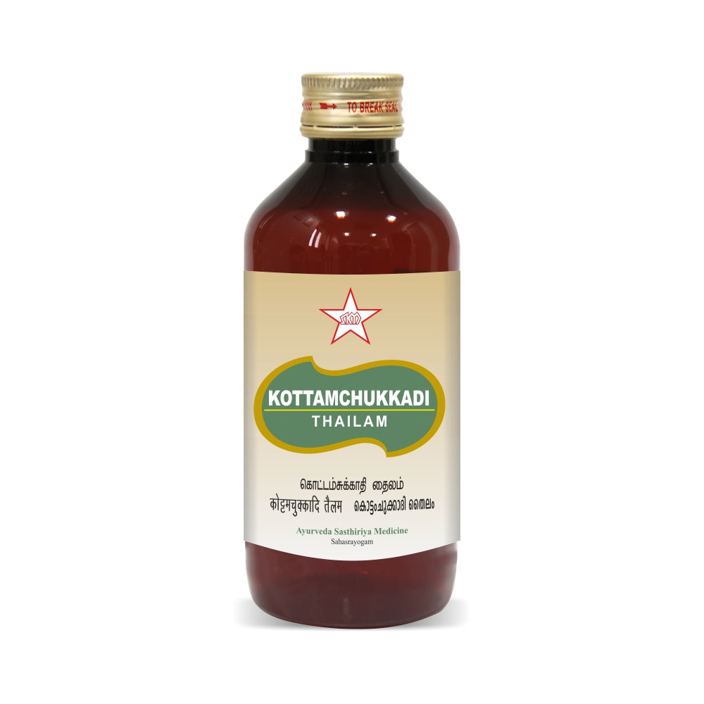 Skm Ayurveda Kottamchukkadi Thailam Oil 100ml,200ml & 450ml