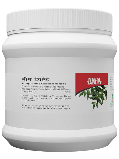 Atrey Ayurvedic Neem 400mg Tablets