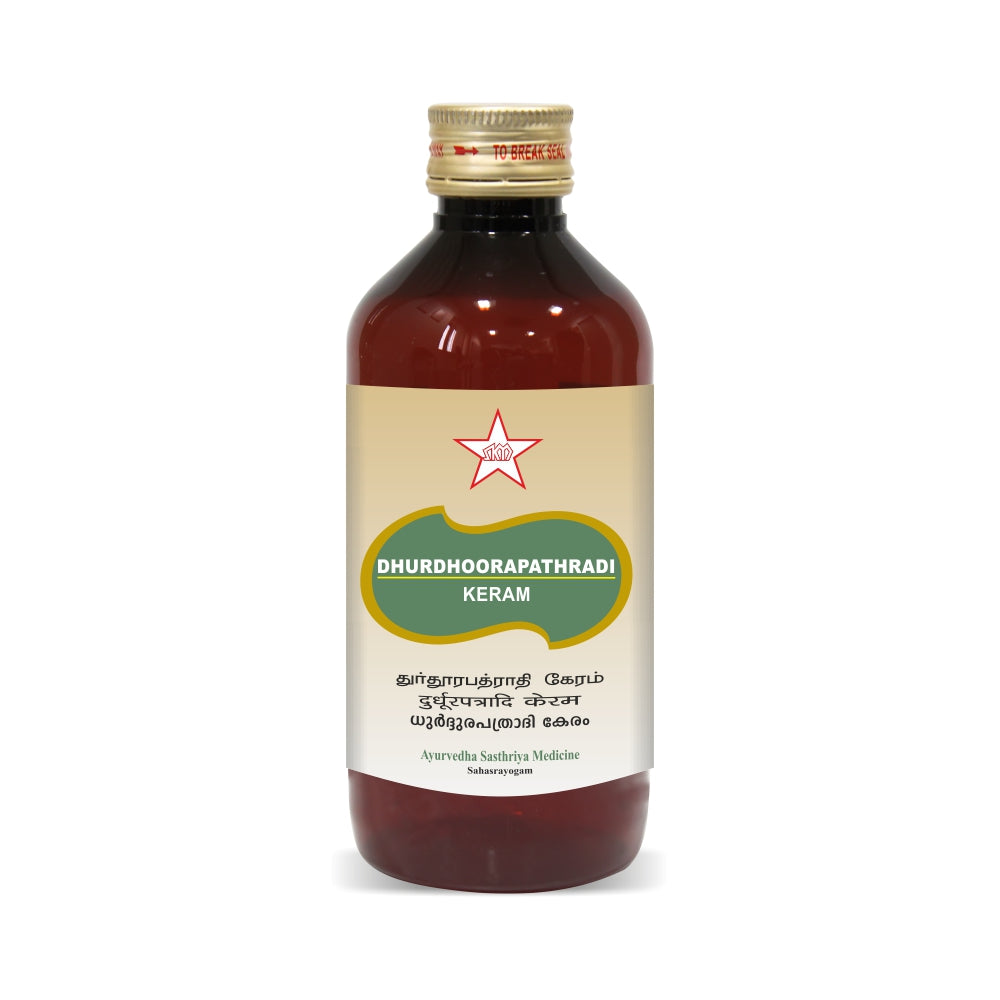 Skm Ayurveda Dhurdhoorapathradi Keram Oil