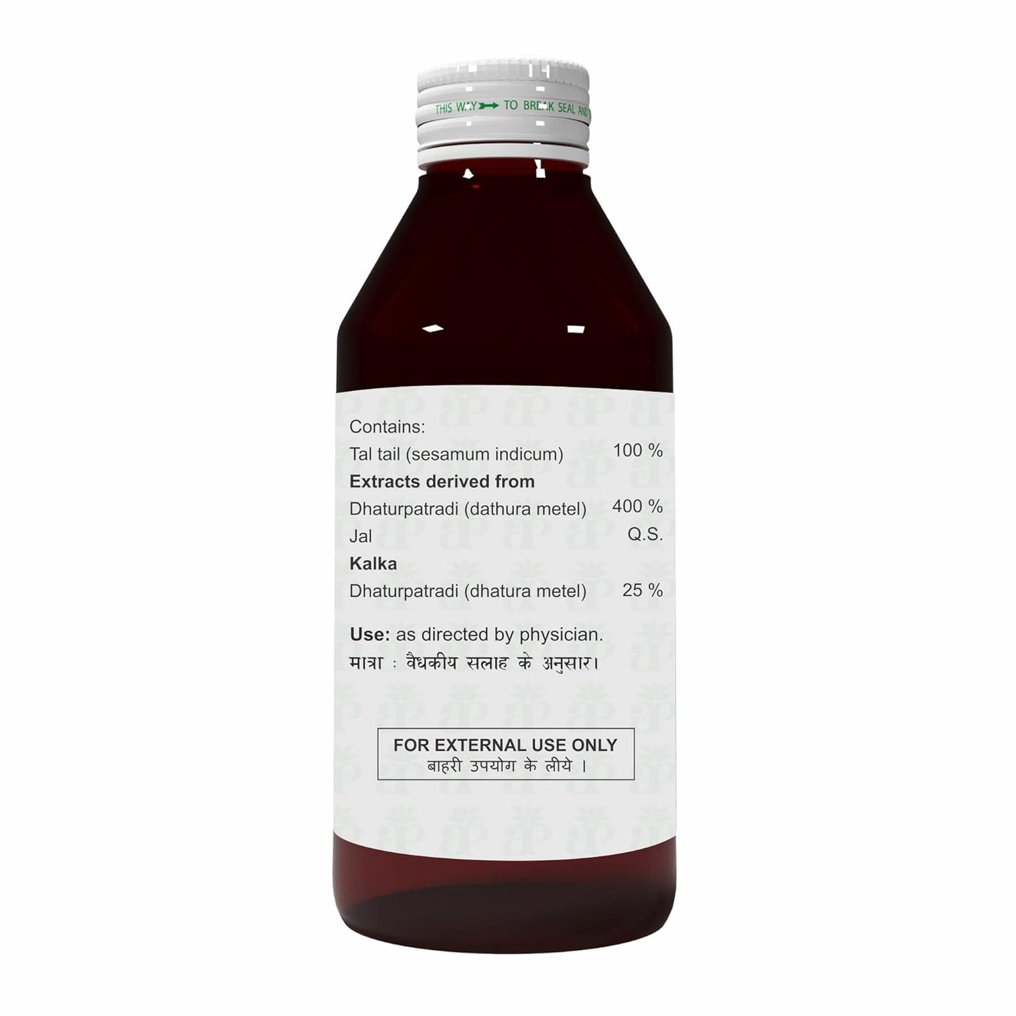 Atrey Ayurvedic Dhaturpatradi Tail Oil