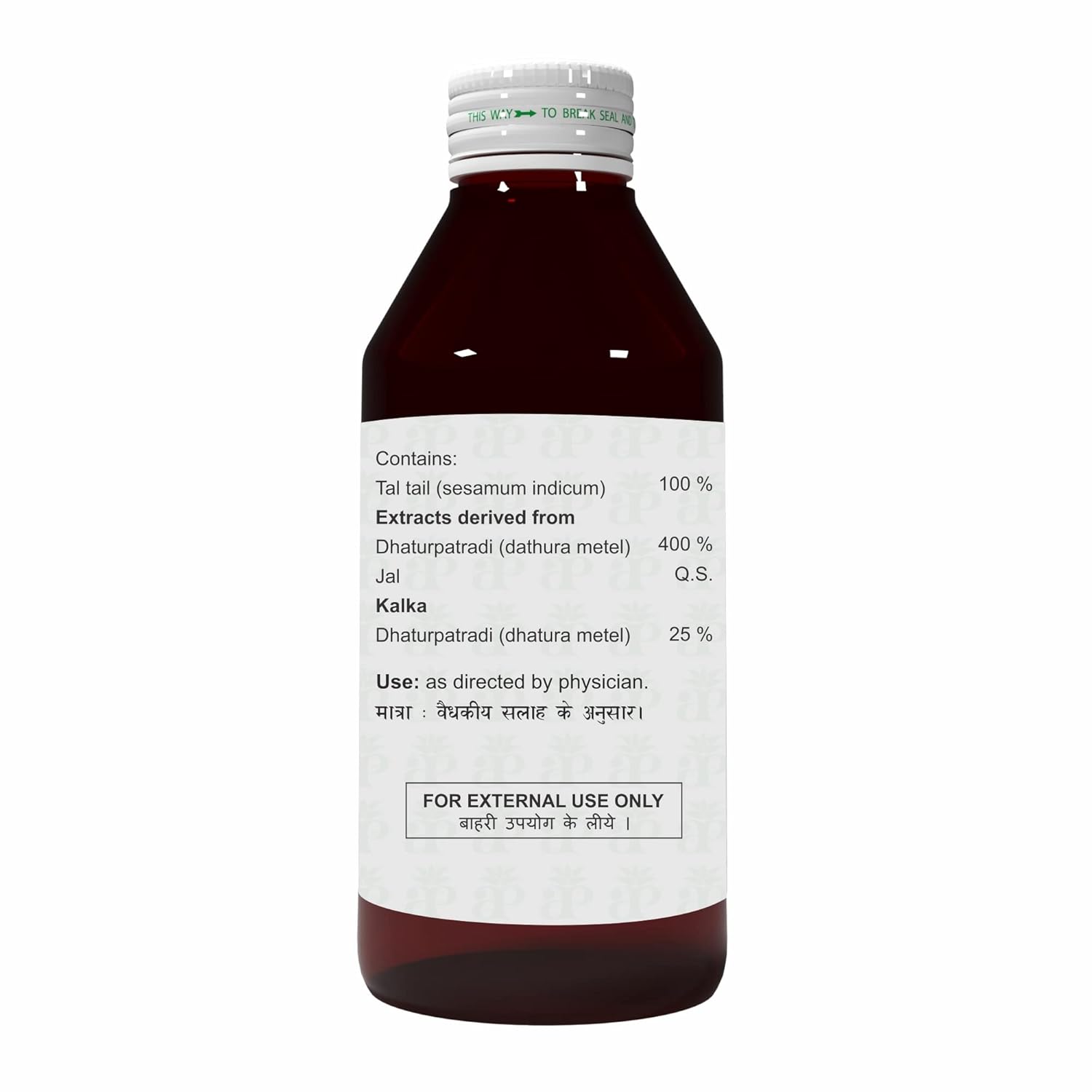 Atrey Ayurvedic Dhaturpatradi Tail Oil