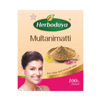 Skm Ayurveda Herbodaya Multani Matti Saffron Powder For Pimples 100g