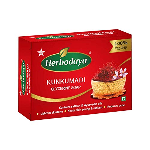 Skm Ayurveda Herbodaya Kunkumadi Glycerine Soap