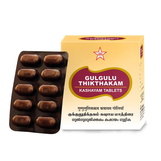 Skm Ayurveda Gulgulu Thikthakam Kashayam Tablets