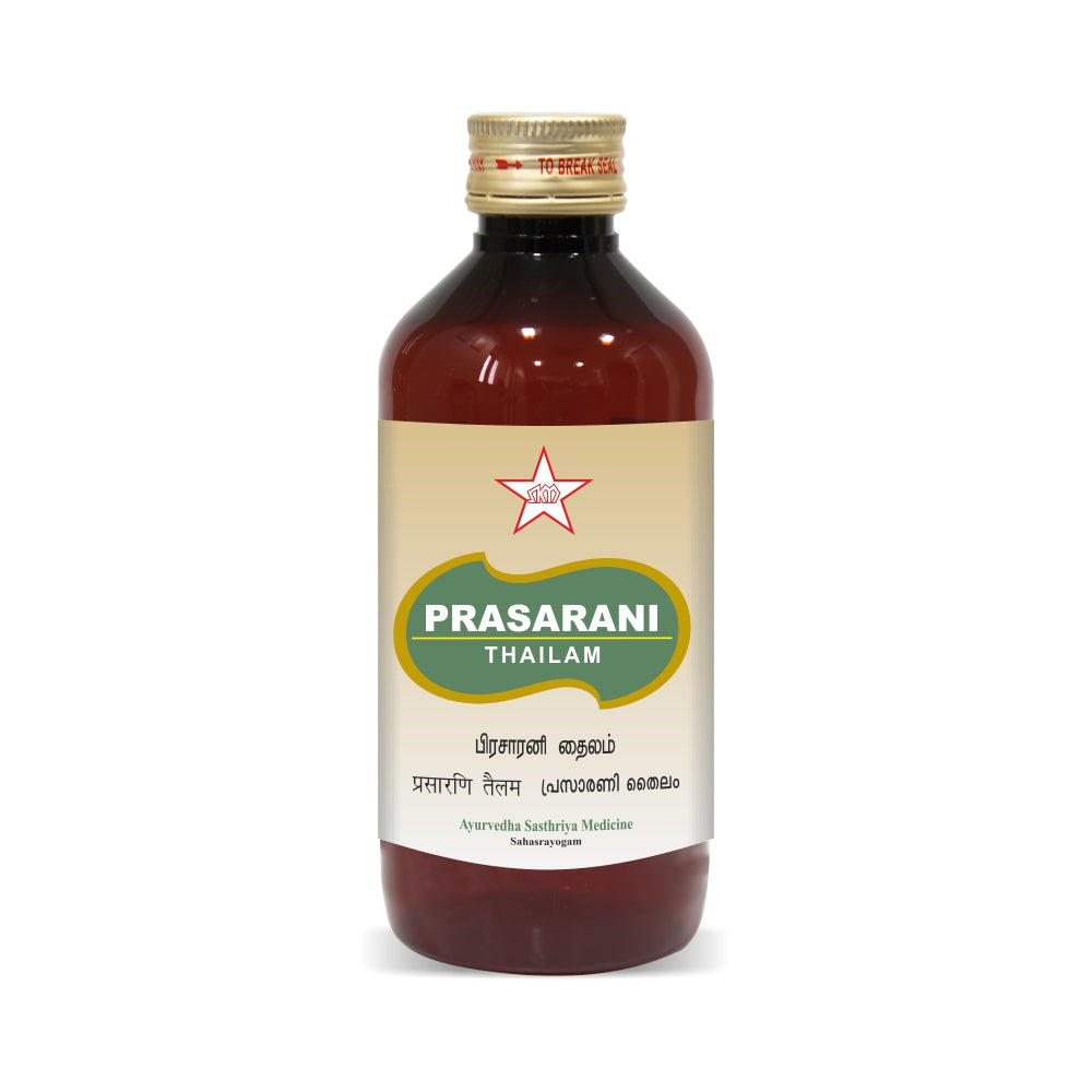Skm Ayurveda Prasarani Thailam Oil 100ml,200ml & 450ml