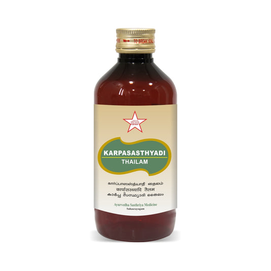 Skm Ayurveda Karpasasthyadi Thailam Oil