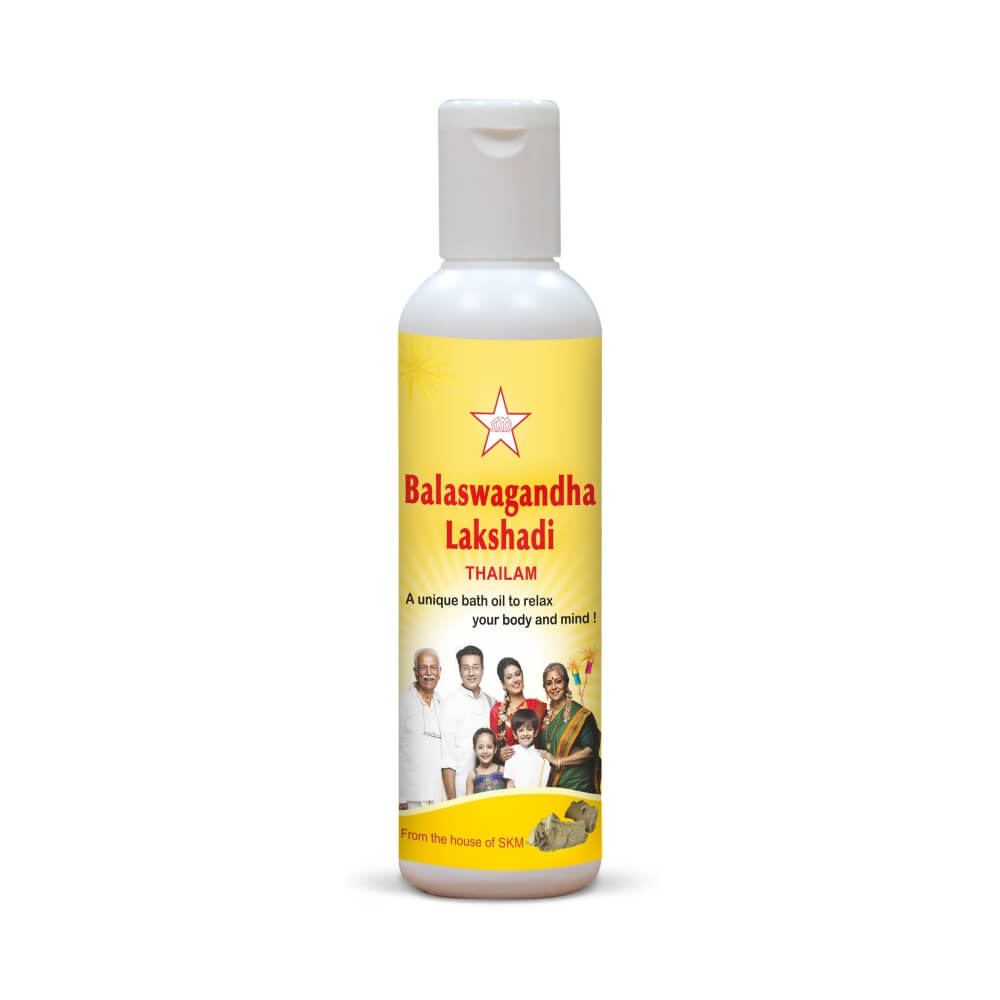 Skm Ayurveda Balaswagandha Lakshadi Thailam 100ml,200ml & 450ml