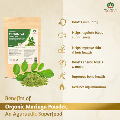 Maharishi Ayurveda Moringa Churna Rich Source of Protein Powder 100gm
