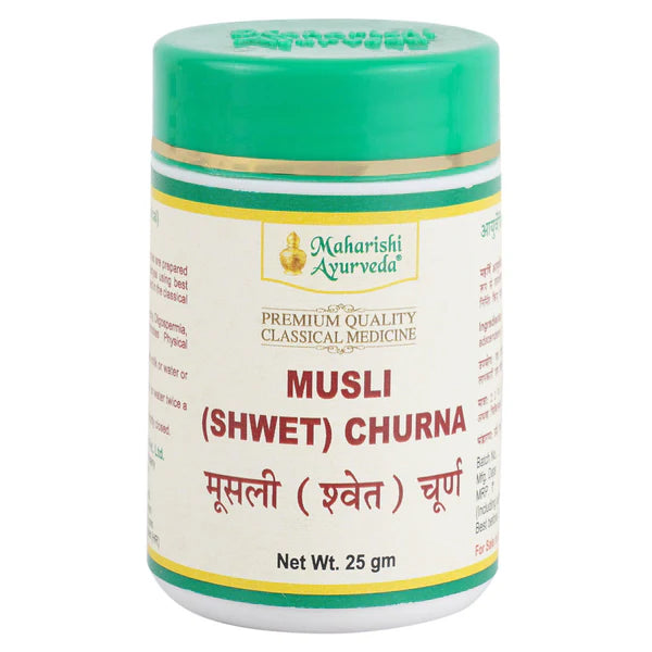 Maharishi Ayurveda Musli Shwet Churna For Vitality & Stamina Powder 25gm