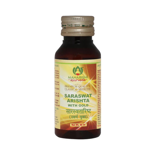 Maharishi Ayurveda Saraswatarishta (With Gold) Brain Tonic Liquid 50ml