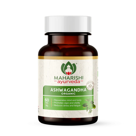 Maharishi Ayurveda Organic Ashwagandha For Boosting Strength & Relieving Stress 60 Tablets