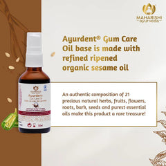 Maharishi Ayurveda Ayurdent Gum Care Oil for Total Relief from Toothache and Bad Breath 50ml