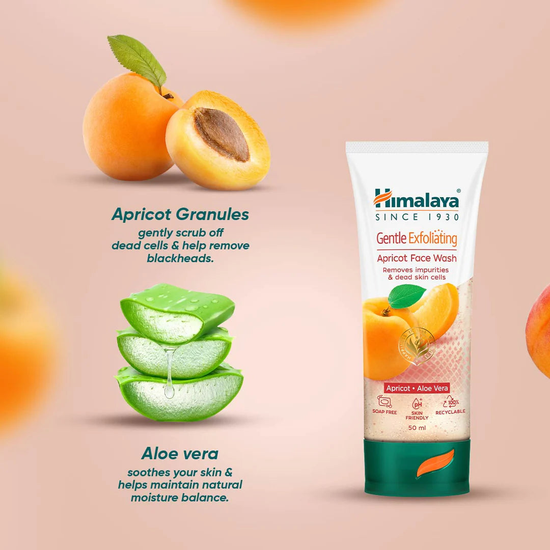 Himalaya Herbals Clear Deep Cleansing Apricot Removes Blackheads Face Wash