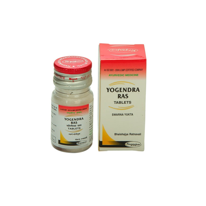 Nagarjun Yogendra Ras Swarna Yukta 10 Tablets