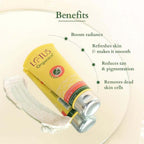 Lotus Organics+ Cosmetics Brightening De Tan Face Scrub 100g