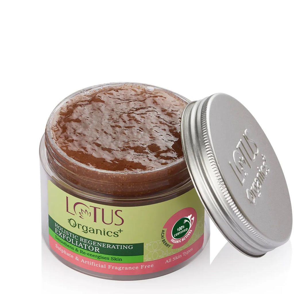 Lotus Organics+ Cosmetics Holistic Regenerating Exfoliator 100g
