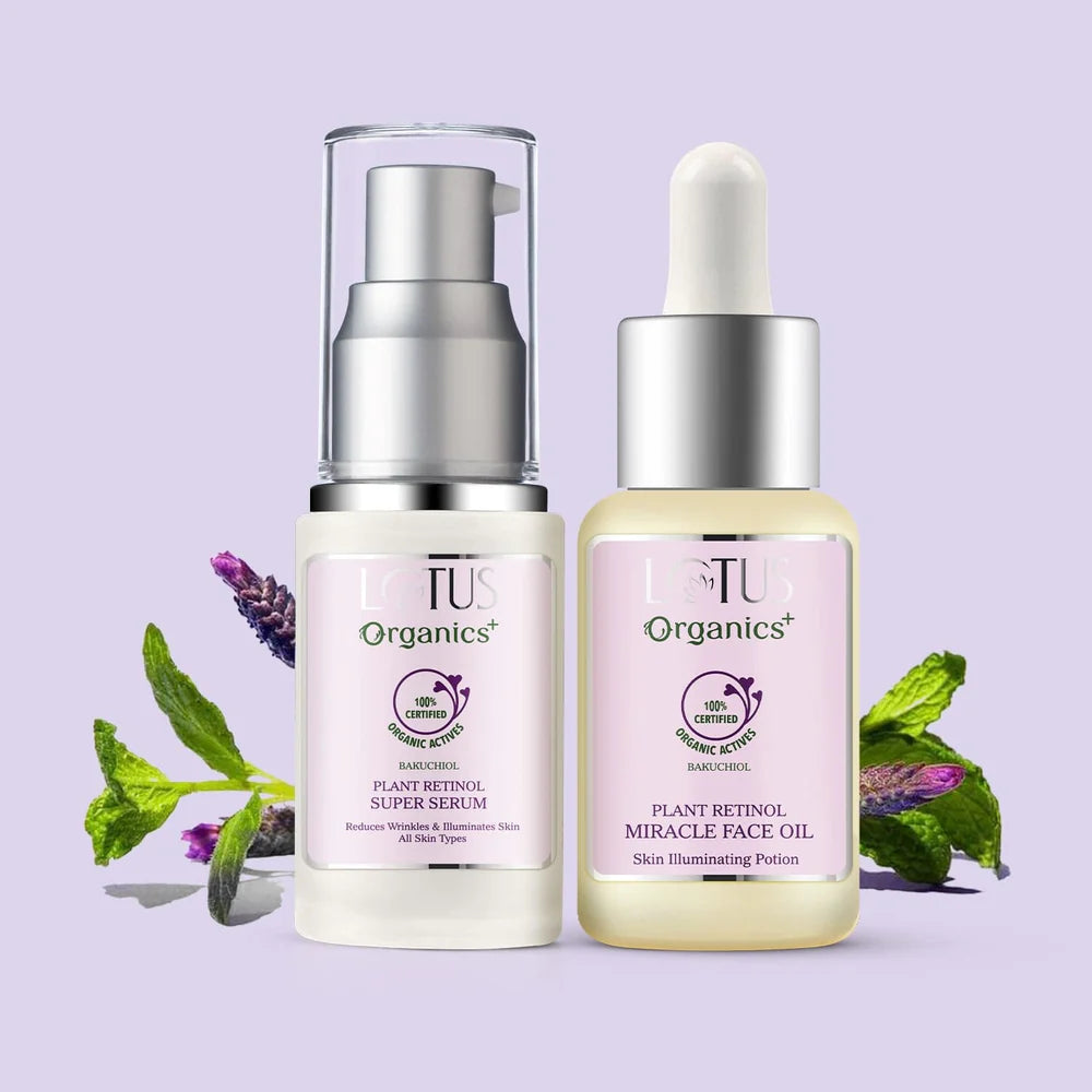 Lotus Organics+ Cosmetics Bakuchiol Advanced Anti Ageing Duo