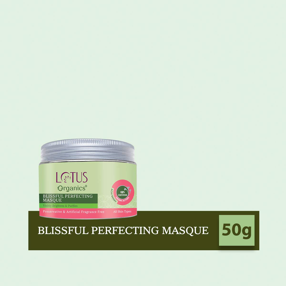 Lotus Organics+ Cosmetics Blissful Perfecting Mask 50g