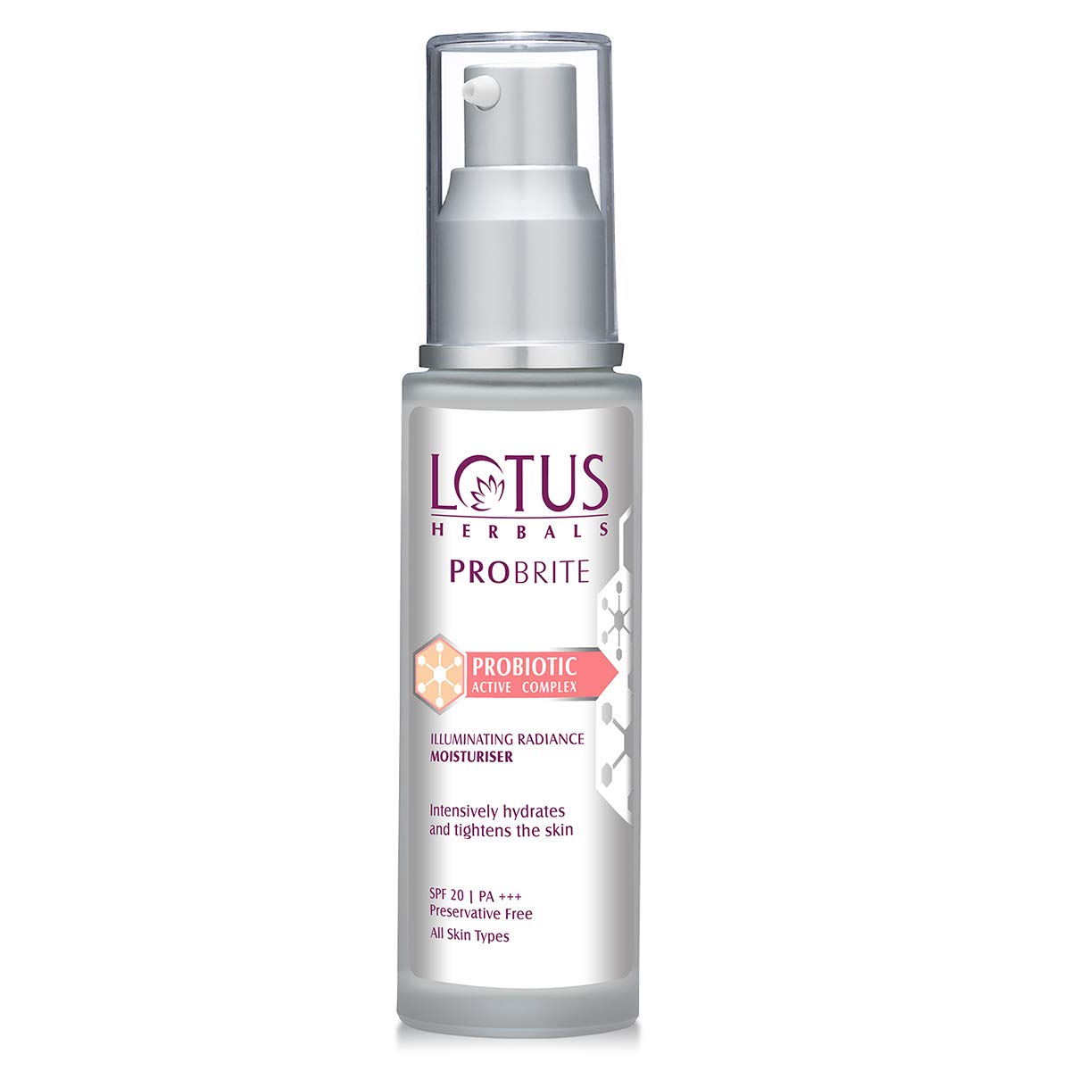 Lotus Herbals Cosmetics Probrite Illuminating Radiance Moisturiser 50ml