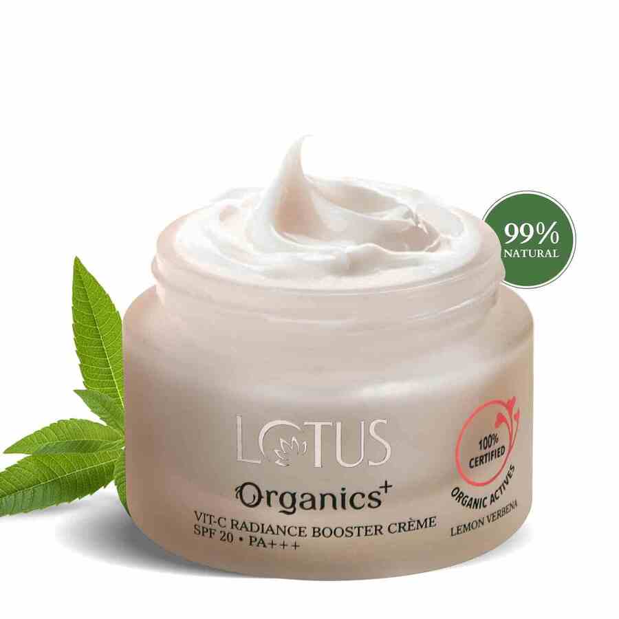 Lotus Organics+ Cosmetics Vit C Radiance Booster Cream SPF-20 50g
