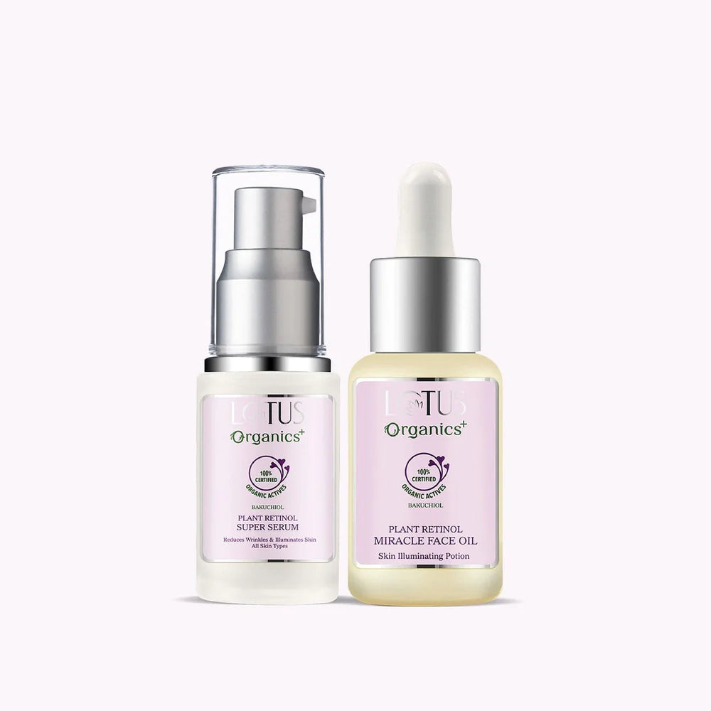 Lotus Organics+ Cosmetics Bakuchiol Advanced Anti Ageing Duo