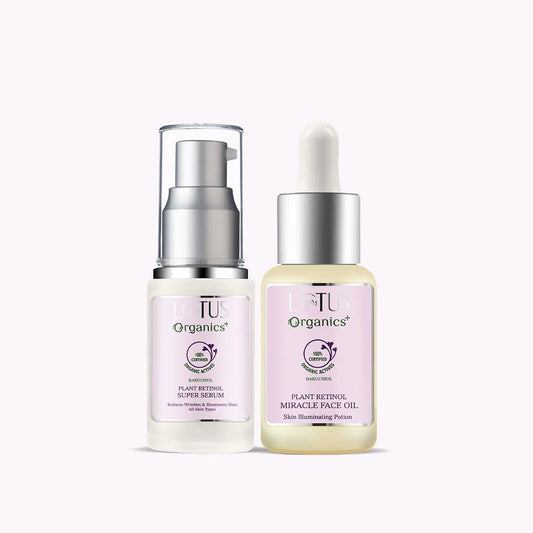 Lotus Organics+ Cosmetics Bakuchiol Advanced Anti Ageing Duo