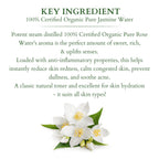 Lotus Organics+ Cosmetics 100% Pure Jasmine Floral Water 50ml