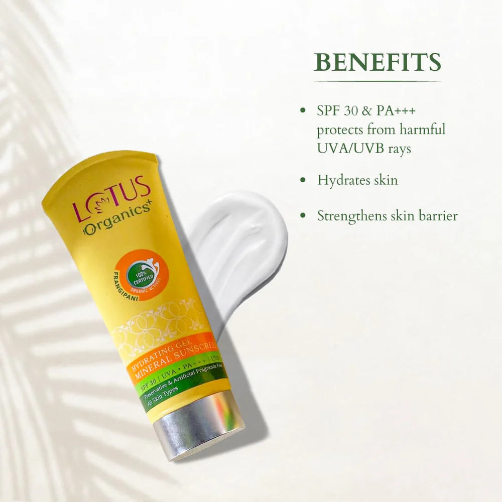 Lotus Organics+ Cosmetics Brightening De tan Kit with Free sunscreen