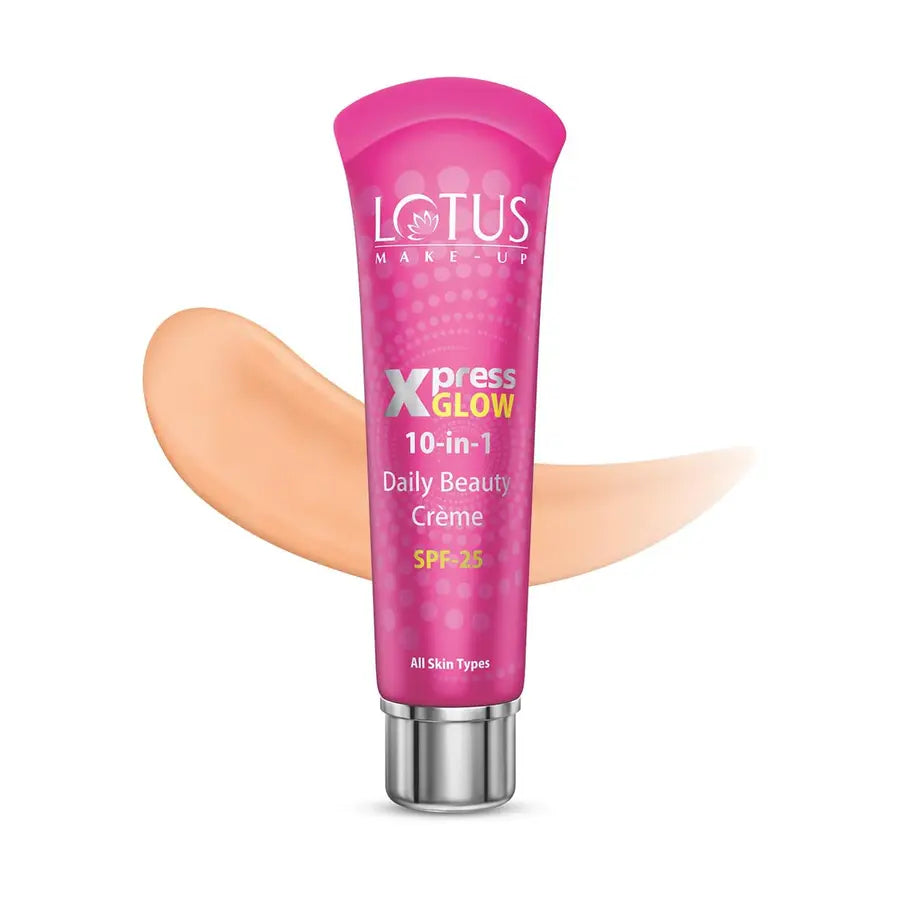 Lotus Make Up Cosmetics Xpress Glow Daily Beauty 10 In 1 Cream SPF-25 30g
