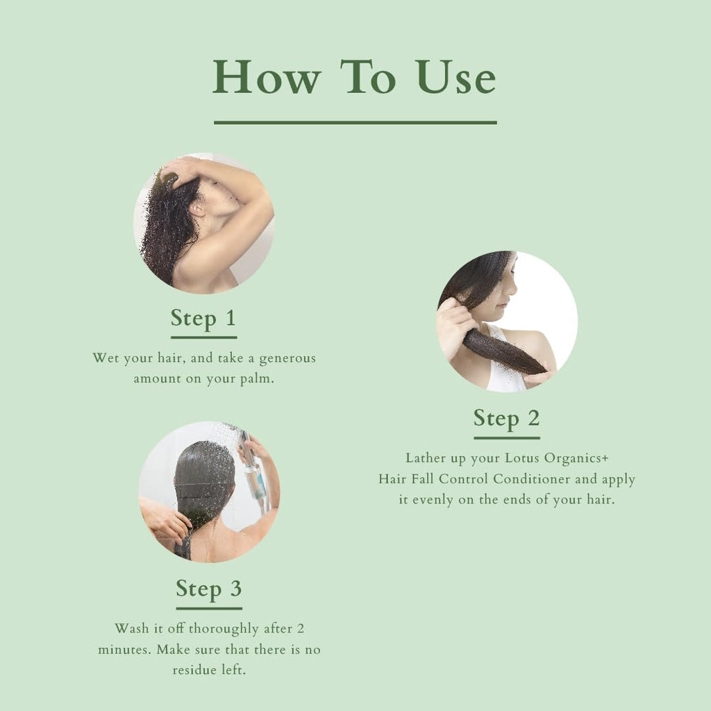 Lotus Organics+ Cosmetics Hair Fall Control Conditioner 150g