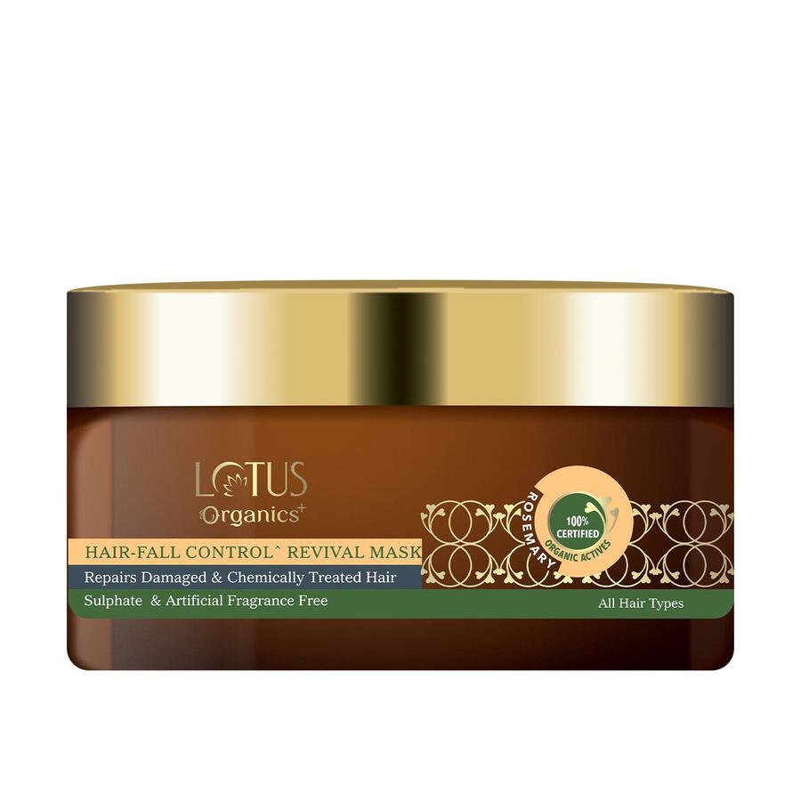 Lotus Organics+ Cosmetics Hair Fall Control Revival Mask 150g