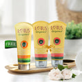 Lotus Organics+ Cosmetics Brightening De tan Kit with Free sunscreen