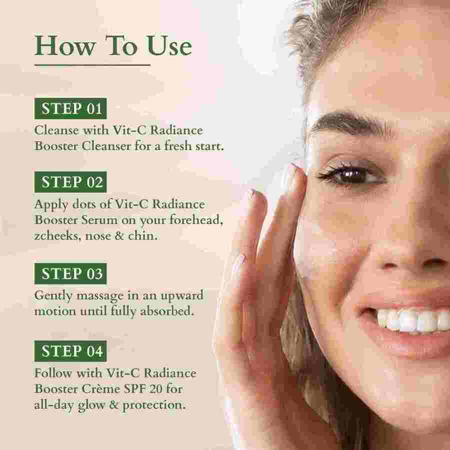 Lotus Organics+ Cosmetics Vit C Radiance Booster Serum 30ml