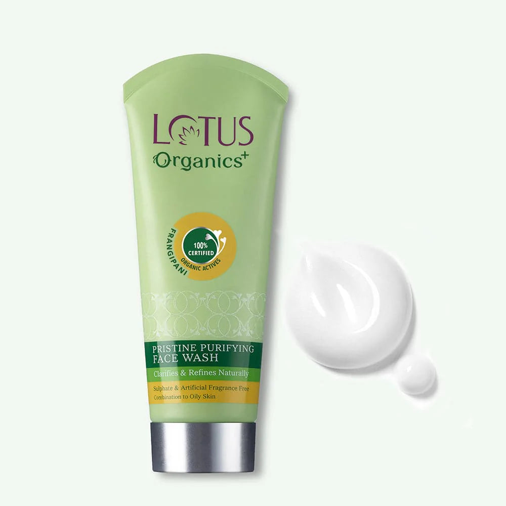Lotus Organics+ Cosmetics Sheer Brightening Mineral Sunscreen SPF 50 and free Facewash