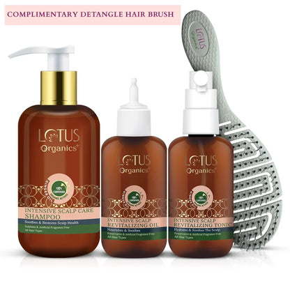 Lotus Organics+ Cosmetics Intensive Scalp Care Kit