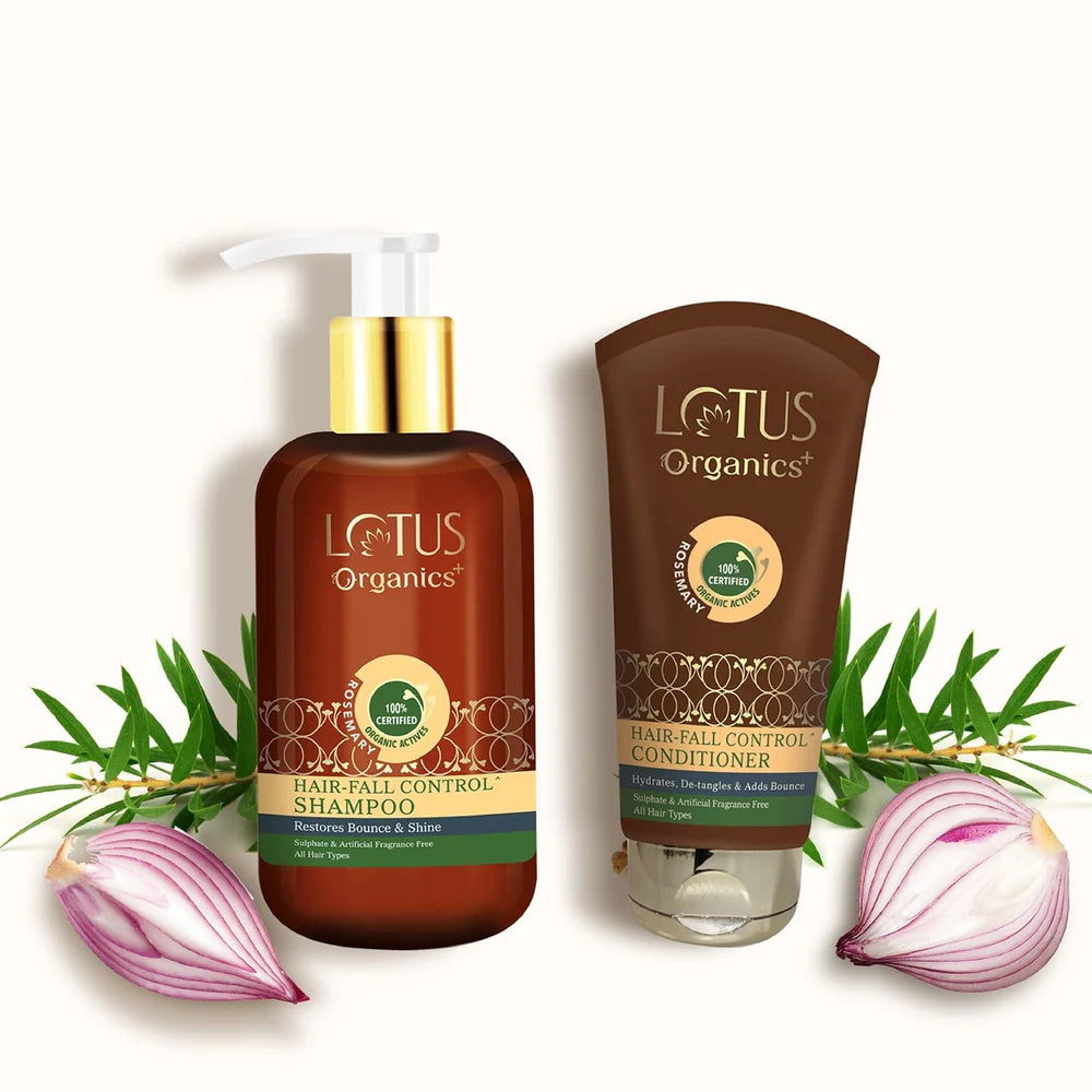 Lotus Organics+ Cosmetics Lotus Hair Fall Control Kit for Women