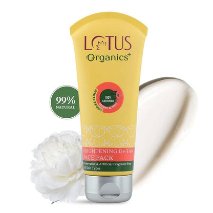 Lotus Organics+ Brightening De Tan Face Pack 100g