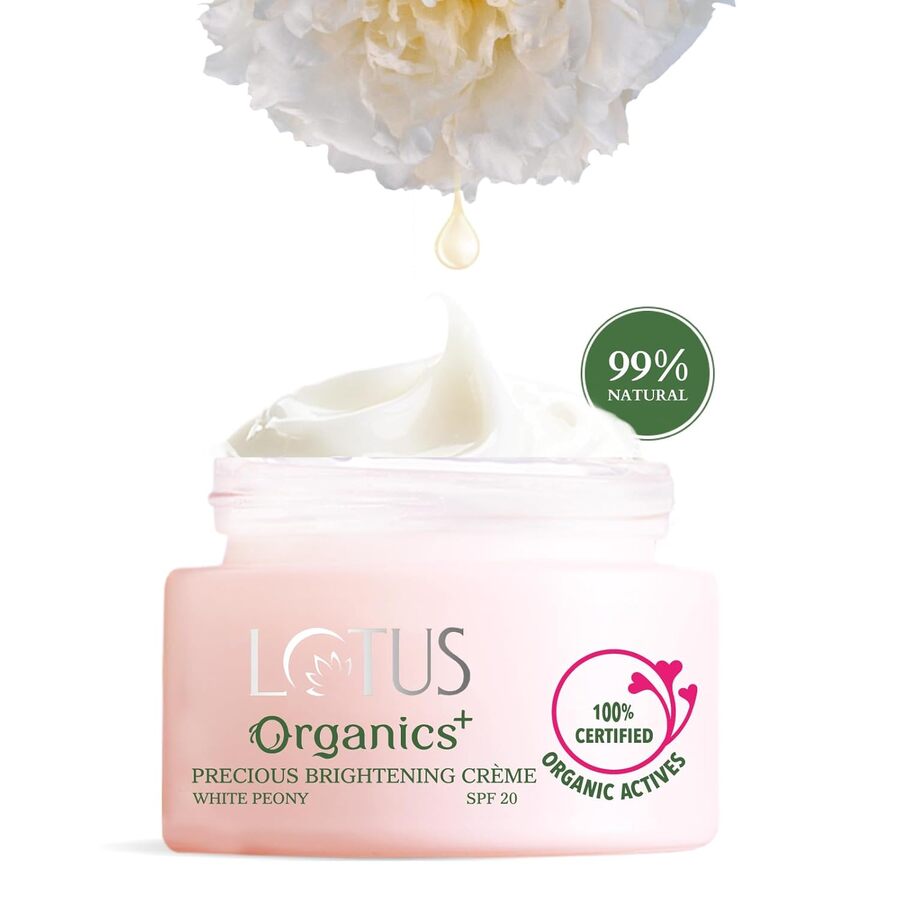 Lotus Organics+ Precious Brightening Creme Cream SPF-20 50g