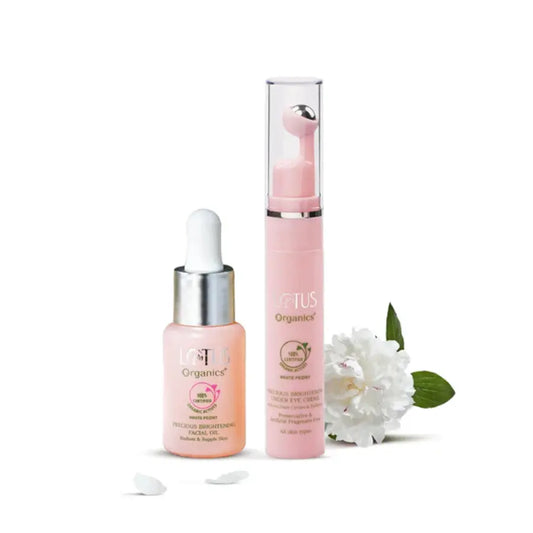 Lotus Organics+ Cosmetics Precious Brightening Luminous Combo