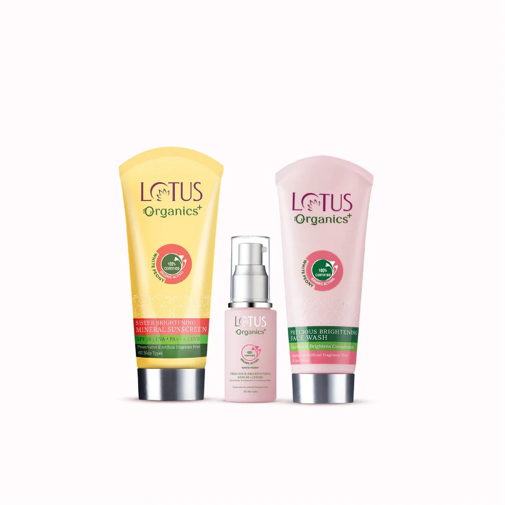 Lotus Organics+ Cosmetics Precious Glow Essentials Combo