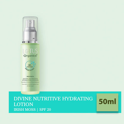 Lotus Organics+ Cosmetics Divine Nutritive Hydrating Lotion SPF-20 50