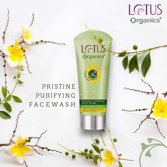 Lotus Organics+ Cosmetics Pristine Purifying Facewash 100g