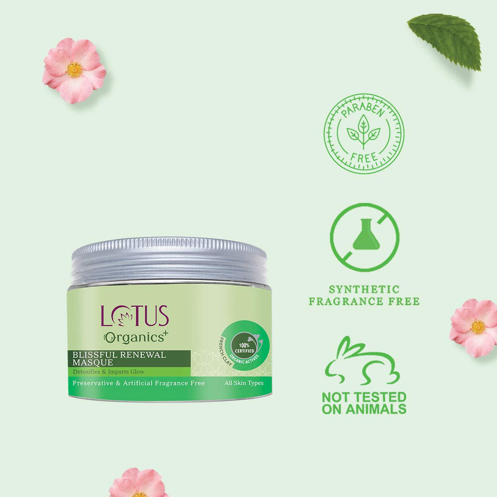 Lotus Organics+ Cosmetics Blissful Renewal Mask 50g