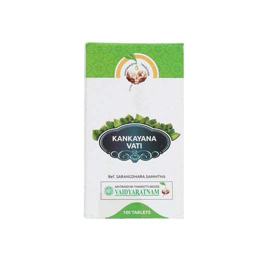 Vaidyaratnam Ayurvedic Kankayana Gulika 100 Tablets