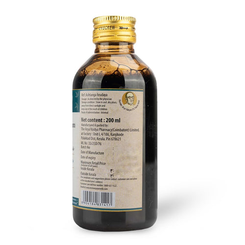 Arya Vaidya Pharmacy Dhanwantharam Kashayam Ayurvedic Liquid – 200ml