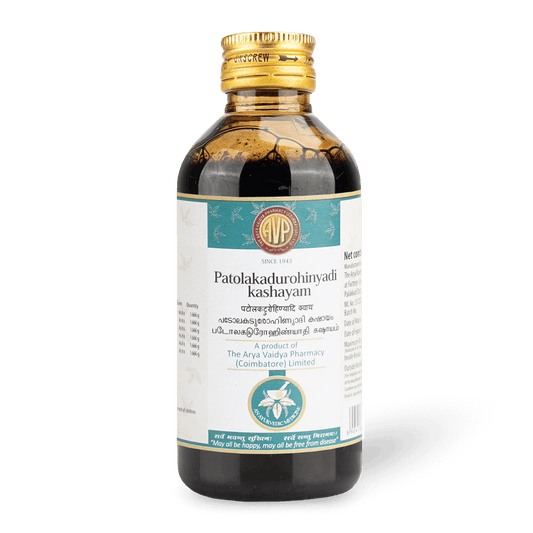 AVP Ayurvedic Patolakadurohinyadi Kashayam Liquid 200ml