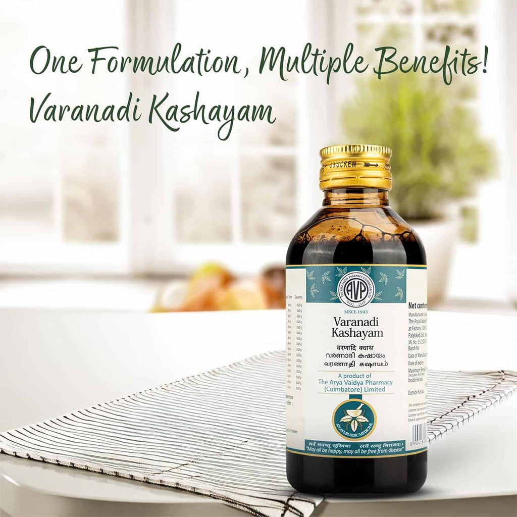 Arya Vaidya Pharmacy Varanadi Kashayam Ayurvedic Liquid – 200ml