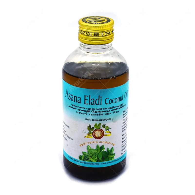 AVP Ayurvedic Asana Eladi Coconut Oil 200ml