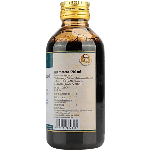 AVP Ayurvedic Khathakakhadiradi Kashayam Liquid 200ml