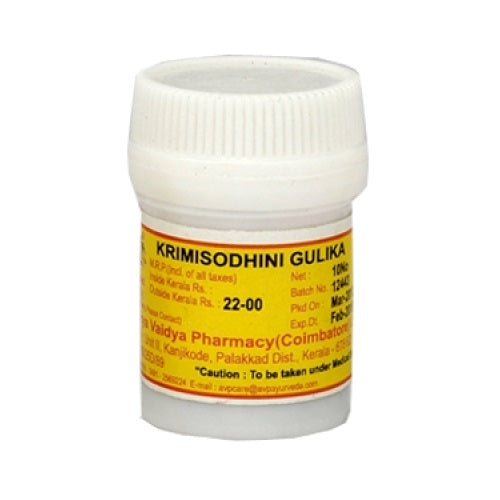 AVP Ayurvedic Krimisodhini Gulika 10 Tablets